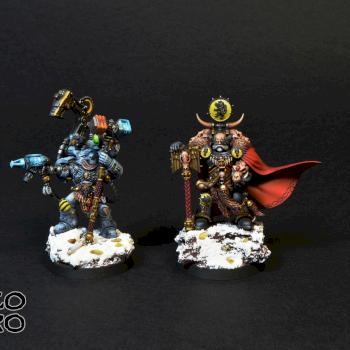 Iron Priest and Ulrik the Slayer by OrcoNero