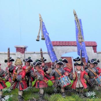28mm Front Rank WSS Hanoverian Infantry Regiment du Breuil by avalonindustries2040