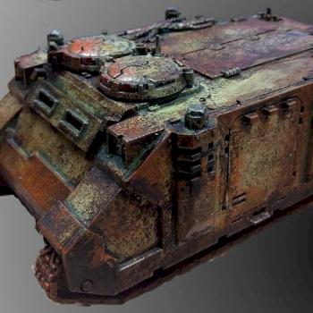 Death Guard Rhino by Darlock