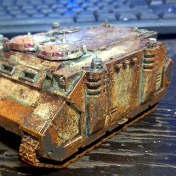 Death Guard Rhino by Darlock