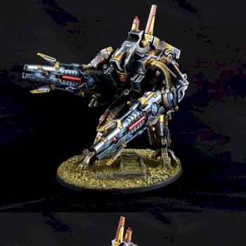 Tau XV107 R'Varna Battlesuit by Mine Painting Studio