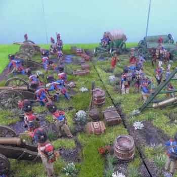 28mm Naploeonic French Artillery Battery - Client Commission by avalonindustries2040
