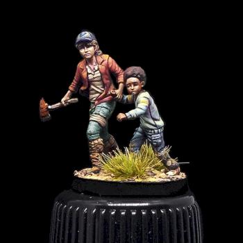 Clementine And Alvin (The Walking Dead) by Bert3d
