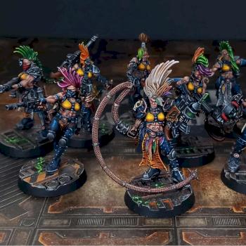 Necromunda House Escher Gang by Mortighaar Minis
