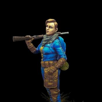 Fallout Vault Dweller by Bert3d