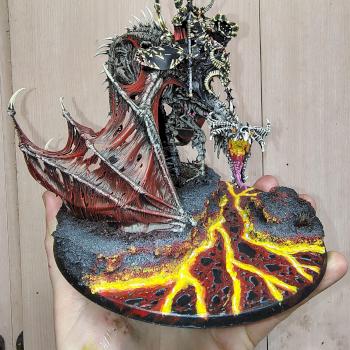 Chaos Lord on Dragon by psycofrk