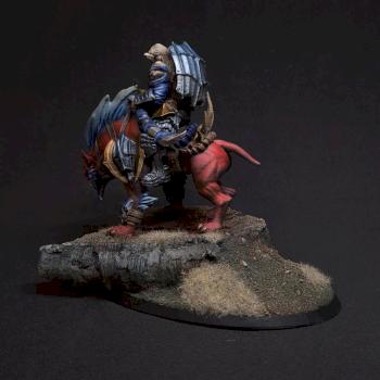 Orc Warg Rider Lieutenant by Waaghboss