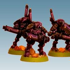 Tau Stealth Suit Squad by raptos