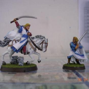 Glorfindel monté et à pied by Moust83700