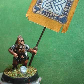 Dwarf with Banner by Barone