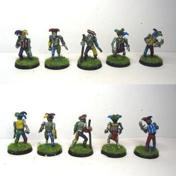 Bloodbowlteam - Undead Harlekins by Yinthar