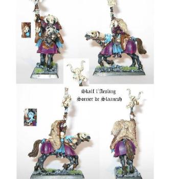 Skalf l'Aesling, sorcier de slaanesh by Qaelarne