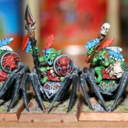 Forest Goblins spider riders by Lazur