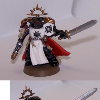 Black Templar Space Marine Captain by SwiftnessOfFear