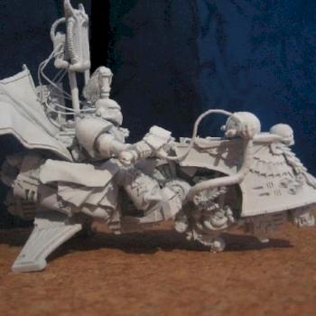 Converted Sammael Ravenwing Jetbike by tobruk darkflame
