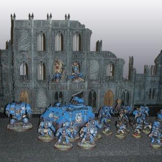 ultramarines space marine army by theblacklord