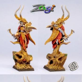 Wood Elf Lord with Bow by Zagi