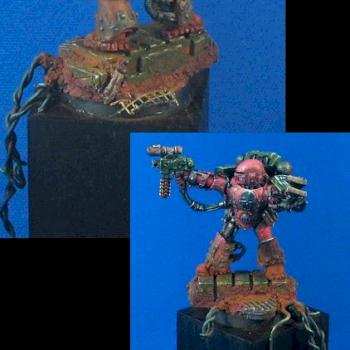 Dark Angel Techmarine by Darklapinou