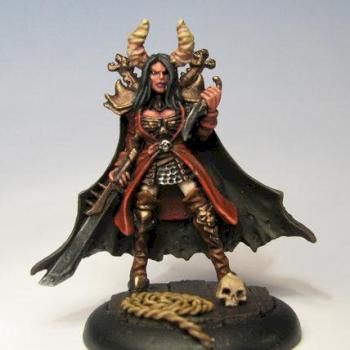 Skarre - Cryx Fraction Warcaster by Pentrago