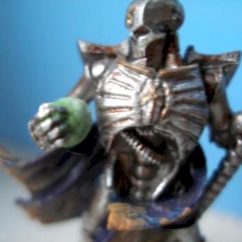 Necron with resurection orbe by alphadelta