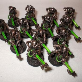 Warhammer 40K PAINTED NECRON WARRIOR x14 by TheAvian
