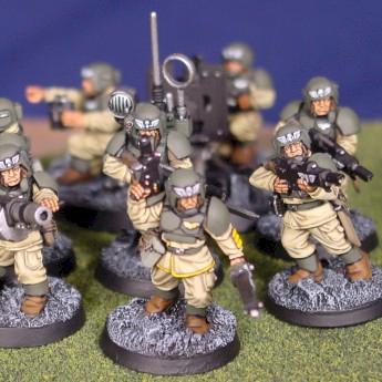 Imperial Guard Squad by Snakepants