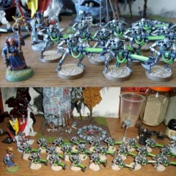 Necron Warriors by Xike
