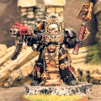 Black Templar Terminator Chaplain by mauganra13