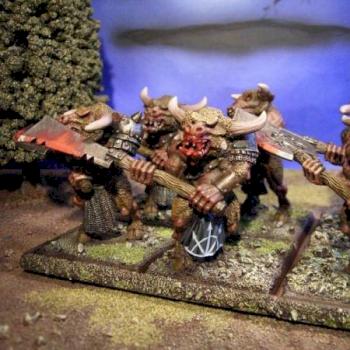 6 painted Minotaur by elvslayer