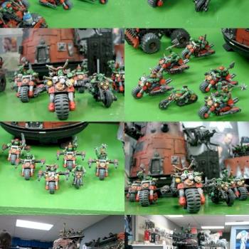 Orks Waaagh VolMax Ork Biker Boyz by AzhrarnX