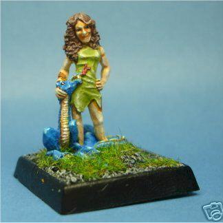 Dungeon Lady, with Pet Dragon by steve34uk