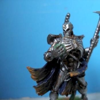 Necron with resurection orbe by alphadelta