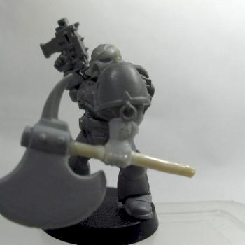 gigantic axe marine by Blueraven84