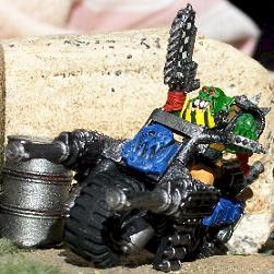 Converted Ork Biker Nob by Spudman