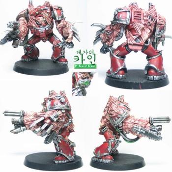 Chaos Space Marines Word Bearers Obliterator by DKard Kain