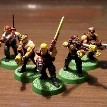 Imperial Guard Command Squad by kukn