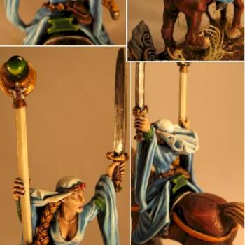 Bretonnia bretonnian sorceress damsel by Lunatic