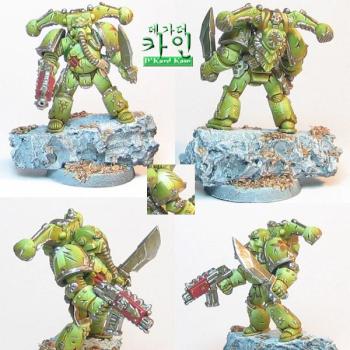 Death Guard Plague Marine by DKard Kain
