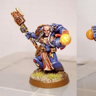 Emperors Fists Space Marine Librarian by fraggL