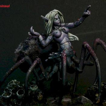 Shaerileth, Spider Demoness by antoniohawk