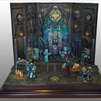 Renaissance-Diorama Black Templar by Light Vador