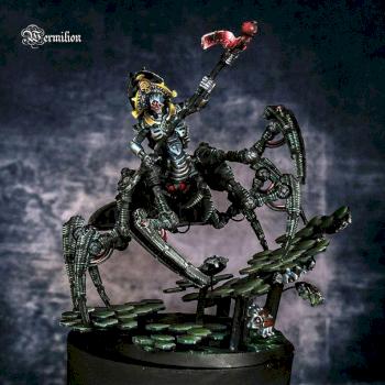 Necron destroyer lord, converted by Wermilion