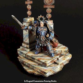 Roboute Guilliman Primarch of The Ultramarines Commission by lilloser