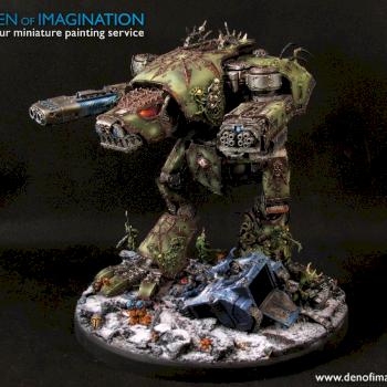 Nurgle Warhound Titan by DEN of IMAGINATION