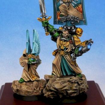 Dark Angels grand master Azrael by Flameon