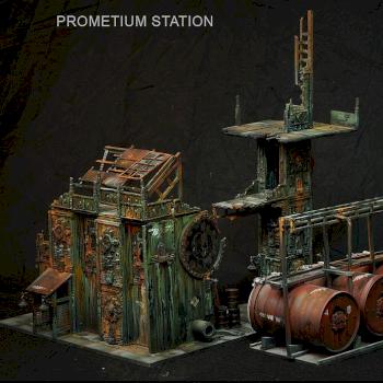 Prometium Station by de-Zigner