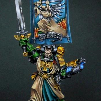 Dark Angels grand master Azrael by Flameon