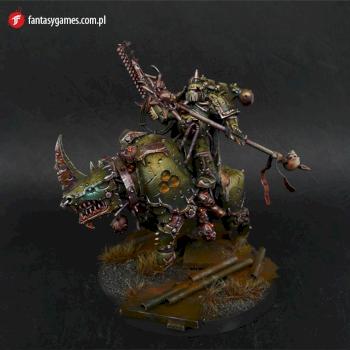 Death Guard Sorcerer on Daemonic Mount (conversion) by fantasygames.com.pl
