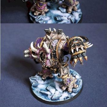 Chaos Space Marine Hellbrute of Slaanesh by Comitiva Carmina