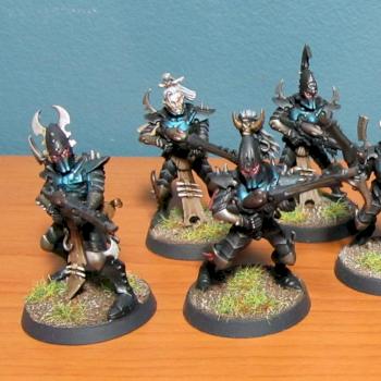 Dark eldar warriors by Ulthanash Shelwé